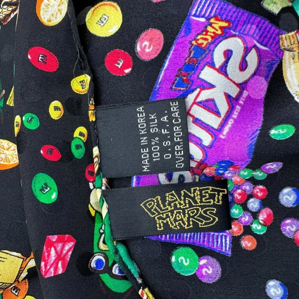 Vintage Planet Mars 100% Silk, 43